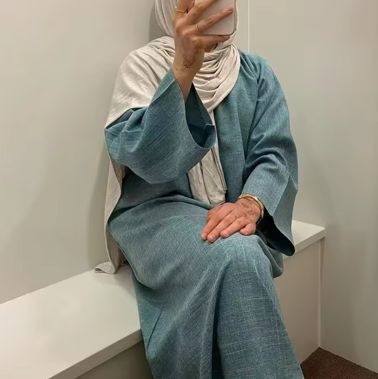 Jalabiya Women Arabic - Sukienka Eid Abaja Damska Muzułmańska Skromna