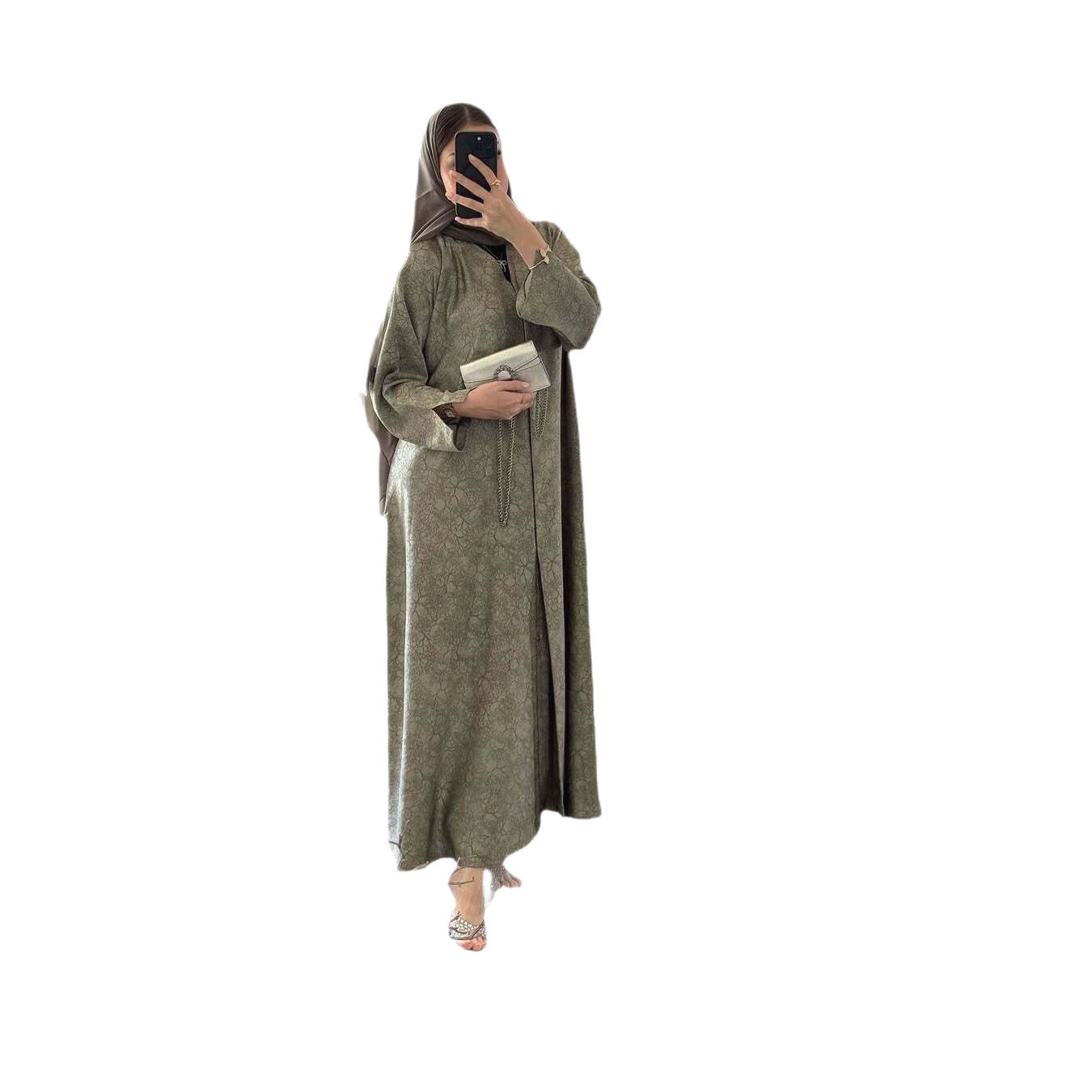 Sukienka Eid z nadrukiem Abaja – Jalabiya Women Arabic recenzja i cena