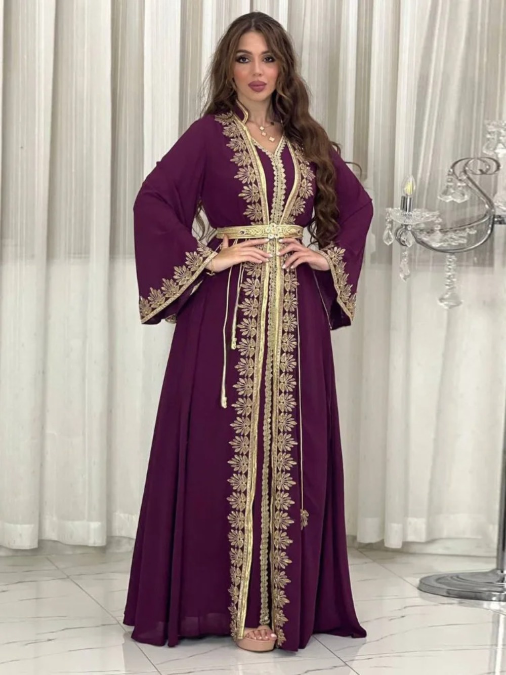 Eid Muslim Women Party Dresses – Jalabiya Women Arabic recenzja i cena