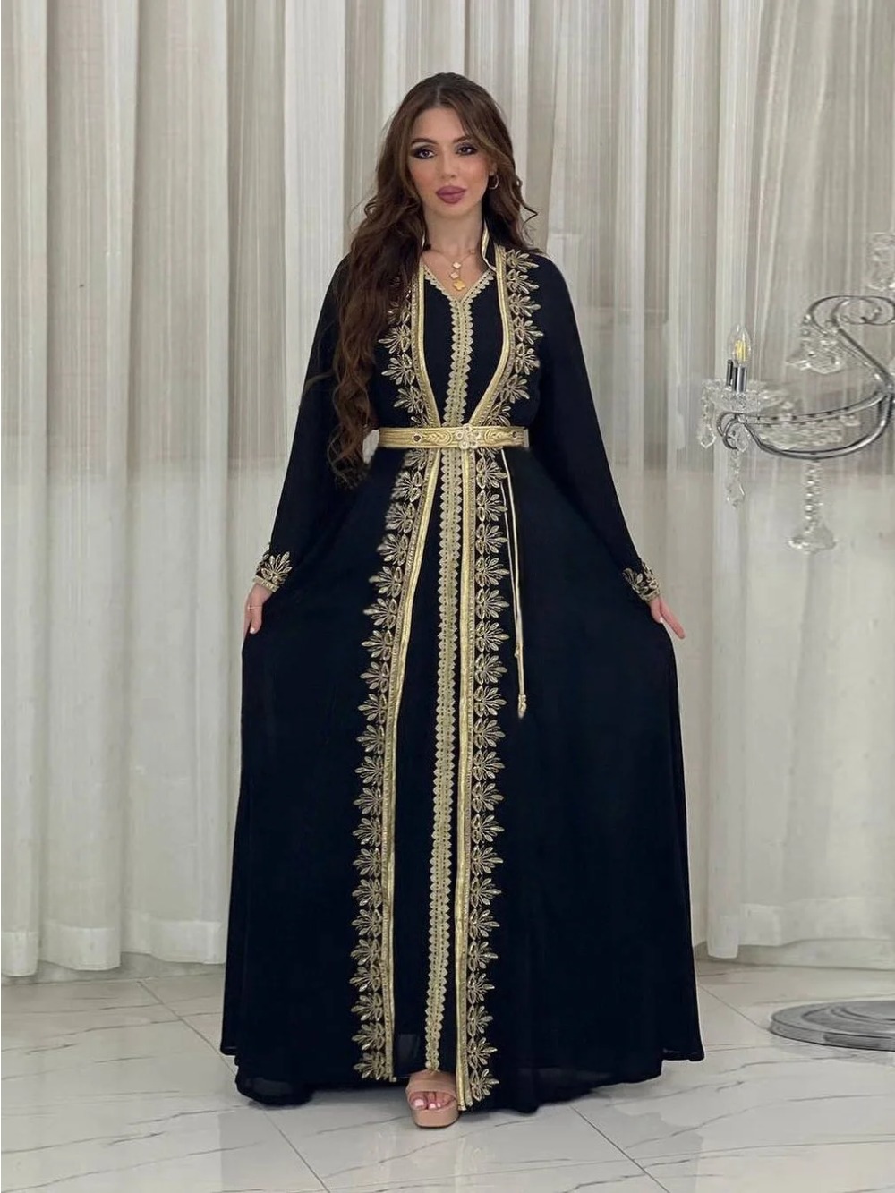 Eid Muslim Women Party Dresses – Jalabiya Women Arabic recenzja i cena