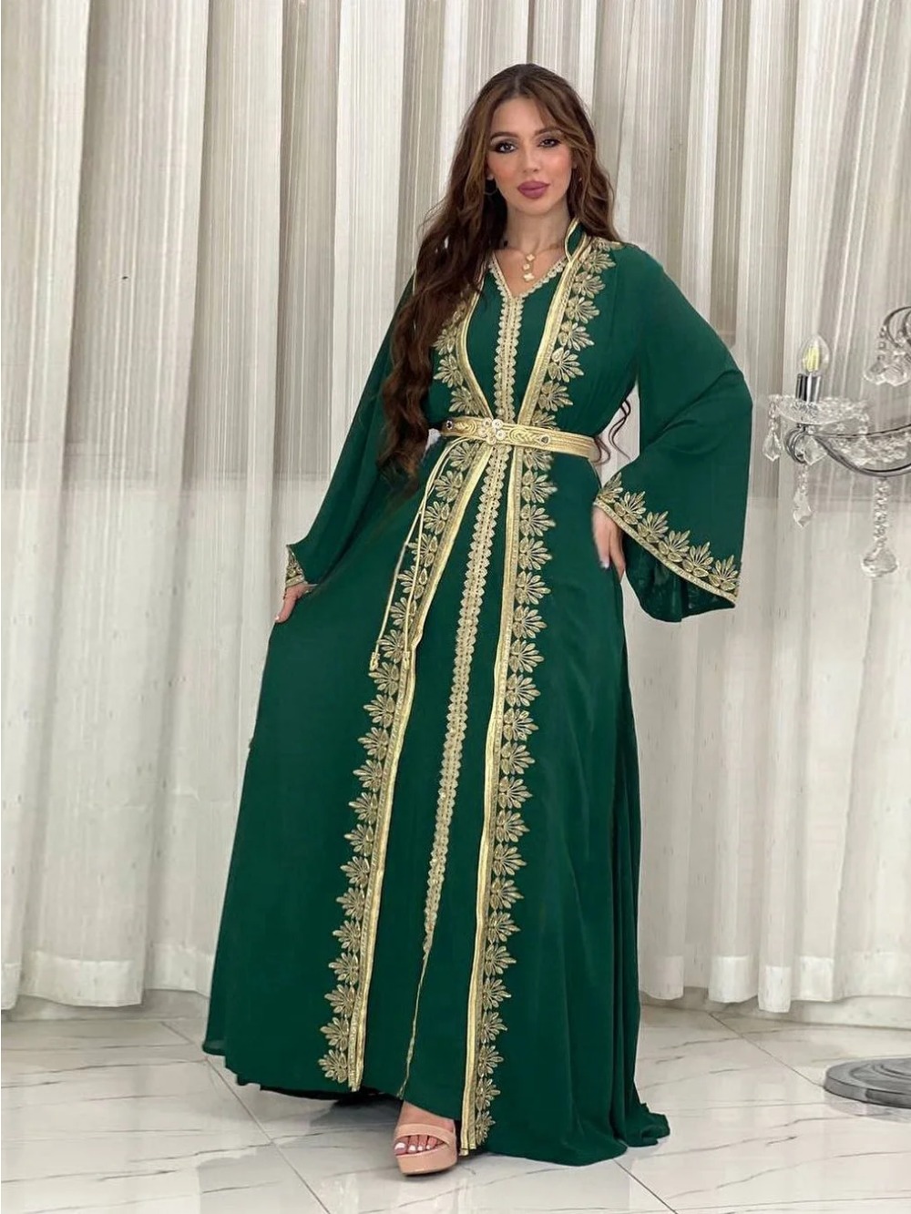 Eid Muslim Women Party Dresses – Jalabiya Women Arabic recenzja i cena