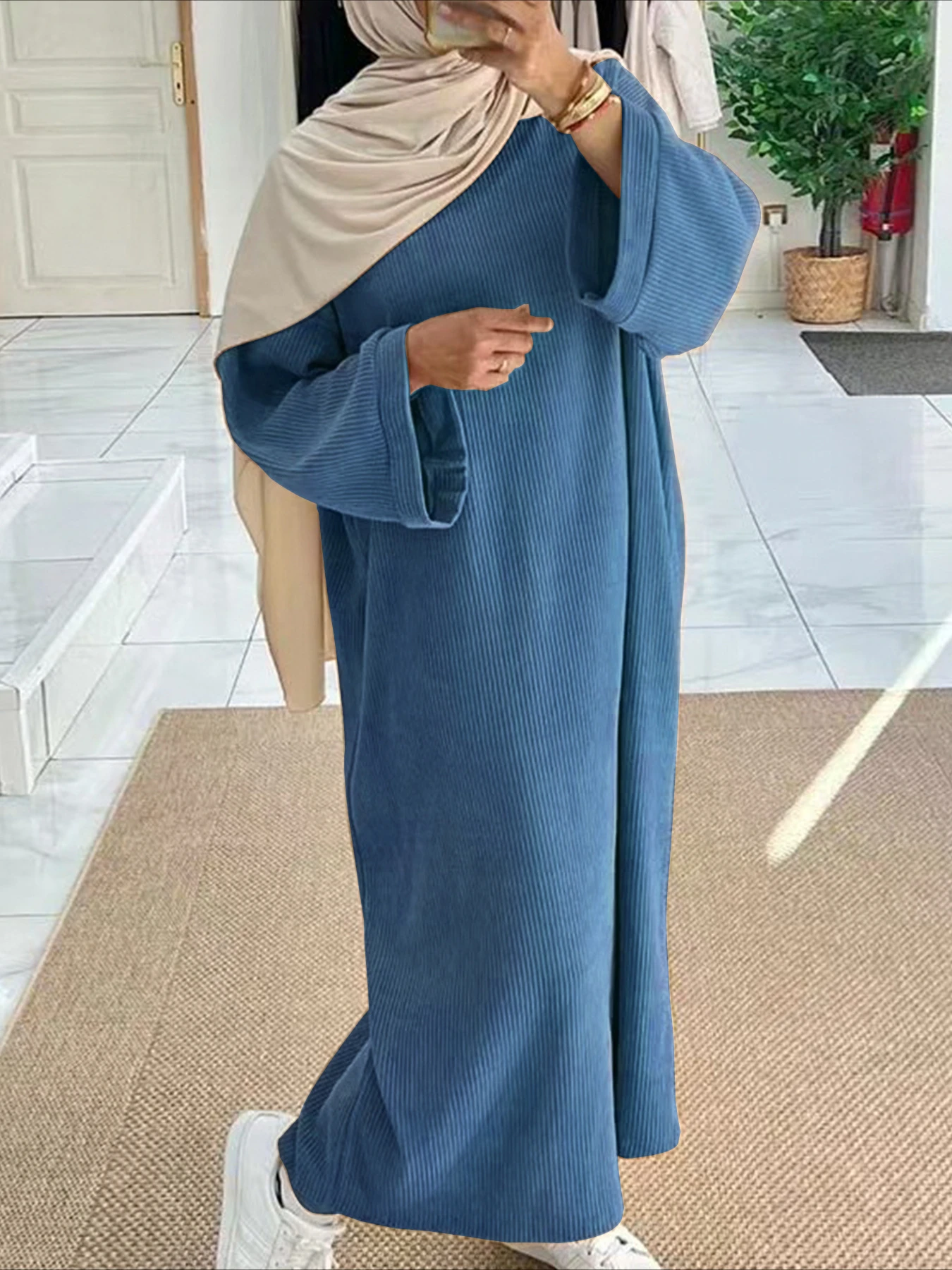 Eid muzułmanki skromne sukienk – Jalabiya Women Arabic recenzja i cena
